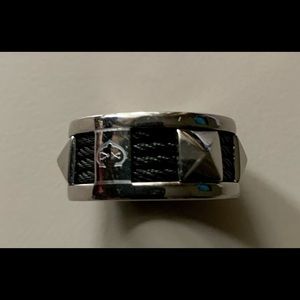 Charriol Forever Stainless Steel PVD Black Cable